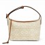 Loewe Small Cubi Hobo Bag in Ecru Anagram Jacquard