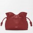 Loewe Flamenco Mini Clutch Bag in Red Nappa Calfskin