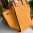 Loewe Medium Hammock Drawstring Bag In Yellow Leather