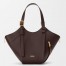 Loewe Hammock Flip Bag in Dark Chestnut Calfskin