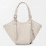 Loewe Hammock Flip Bag in Light Ghost Calfskin
