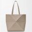 Loewe Medium Horizontal Puzzle Fold Tote Bag in Clay Grained Leather