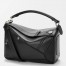 Loewe Panta Puzzle Small Bag in Black Calfskin