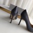 Manolo Blahnik Dark Grey Satin Hangisi 105mm Pumps 
