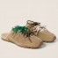 Miu Miu X New Balance 530 SL Mules in Ecru Suede