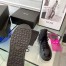 Prada Women's Macro High-top Sneakers In Black Re-Nylon And Leather