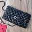 Valentino Rockstud Spike Crossbody Clutch In Crinkled Lambskin 