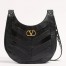 Valentino Hoboho Small Hobo Bag in Black Nappa Leather