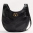 Valentino Hoboho Hobo Bag in Black Nappa Leather