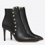 Valentino Garavani Black Rockstud Bootie 85mm