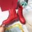 Valentino Garavani Red VLOGO Combat Boot 35 mm
