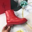 Valentino Garavani Red VLOGO Combat Boot 35 mm