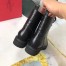 Valentino Garavani Black VLOGO Combat Boot 35 mm