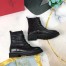 Valentino Garavani Black VLOGO Combat Boot 35 mm