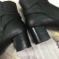 Valentino Vlogo Ankle Boot 60MM In Black Grainy Leather