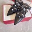 Valentino Roman Stud Ballet Flats In Black Calfskin with Tonal Studs