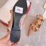 Valentino Roman Stud Ballet Flats In Powder Calfskin