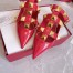 Valentino Roman Stud Ballet Flats In Red Calfskin