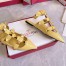 Valentino Roman Stud Ballet Flats In Yellow Calfskin