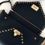 Valentino Rockstud Hype Bag In Black Grained Calfskin 