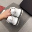 Valentino White Bounce Low-Top Spiked Sneaker