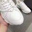 Valentino White Bounce Low-Top Spiked Sneaker