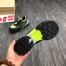 Valentino Men's Black/Green Climbers Sneakers