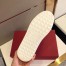 Valentino Garavani Metallic Open Sneaker Champagne