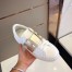 Valentino Garavani Metallic Open Sneaker Gold