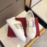 Valentino Garavani Metallic Open Sneaker Silver