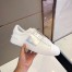 Valentino Garavani Metallic Open Sneaker Silver