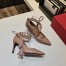 Valentino Rockstud Flair Pumps 85mm In Beige Lambskin