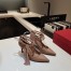 Valentino Rockstud Flair Pumps 85mm In Beige Lambskin
