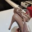 Valentino Rockstud Flair Pumps 85mm In Beige Lambskin