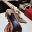 Valentino Rockstud Flair Pumps 85mm In Beige Lambskin