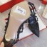 Valentino Rockstud Ankle Strap Black Pumps 100mm with Black Studs