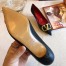Valentino Vlogo Pump 45mm In Black Lambskin