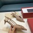 Valentino Vlogo Slingback 40mm Pumps In Poudre Leather