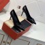 Valentino VLOGO 80mm Pumps In Black Calfskin