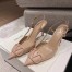Valentino Vlogo Slingback 80mm Pumps In Poudre Calfskin