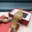 Valentino VLOGO Slingback 80mm Pumps In Platinum Lambskin
