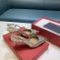 Valentino VLOGO Slingback 80mm Pumps In Platinum Lambskin