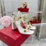 Valentino Roman Stud Sandals 90mm In White Calfskin