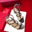 Valentino Black Rockstud Block Heel Cage Sandal