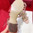 Valentino Pink Rockstud Block Heel Cage Sandal