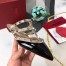 Valentino Rockstud Flat Mules In Black Patent Leather 