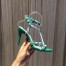 Valentino Garavani Green Free Rockstud 105mm Sandals
