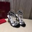 Valentino Garavani Black Free Rockstud 105mm Sandals