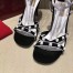 Valentino Garavani Black Free Rockstud 105mm Sandals