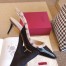 Valentino Black Patent Rockstud Slingback Pump 50mm
